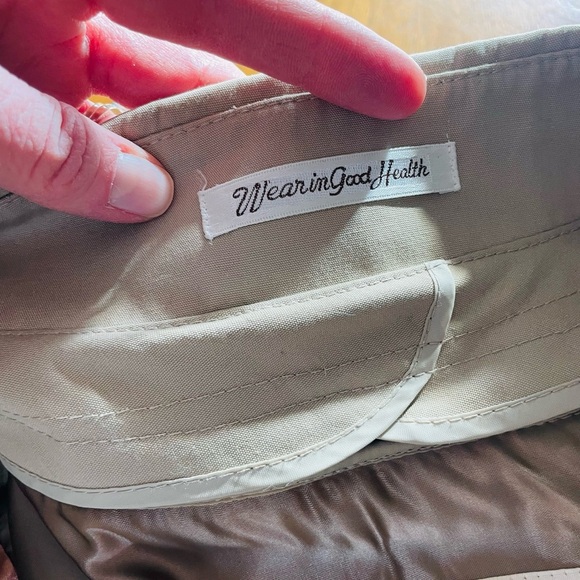 Vintage misty Harbor Tan Trench Coat w/ removable Sherpa Lining - Picture 9 of 13